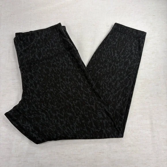 SOLD!Lululemon Align High-Rise 25" leggings leopard camo coal multi pattern - 12 - Picture 1 of 7